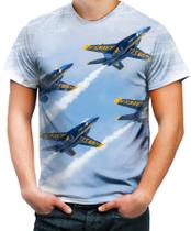 Camiseta Desgaste Aeronáutica Caça Força Aérea Jet 2