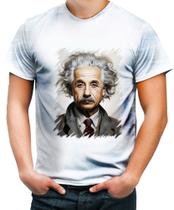 Camiseta Desgaste Albert Einstein Físico Brilhante Gênio 1