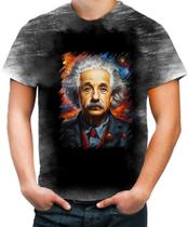 Camiseta Desgaste Albert Einstein Físico Brilhante Gênio 2 Camiseta Desgaste Albert Einstein Físico Brilhante Gênio 2