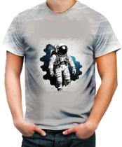 Camiseta Desgaste Astronauta Espaço Espacial Estrelas 2