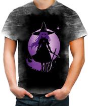 Camiseta Desgaste Bruxa Halloween Púrpura 17 - Kasubeck Store