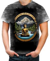 Camiseta Desgaste Buda Logo Budismo Buda Religião 1 Camiseta Desgaste Buda Logo Budismo Buda Religião 1
