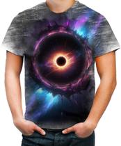 Camiseta Desgaste Buraco Negro Black Hole Space 4 Camiseta Desgaste Buraco Negro Black Hole Space 4