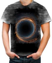 Camiseta Desgaste Buraco Negro Gravidade Espaço 12