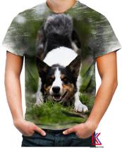 Camiseta Desgaste Cachorro Border Collie Dog Amigo 1 Camiseta Desgaste Cachorro Border Collie Dog Amigo 1
