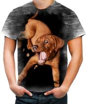 Camiseta Desgaste Cãozinho Feliz Melhor Amigo do Homem 8