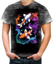 Camiseta Desgaste Carpa Peixe Sucesso Bravura Força 8
