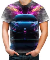 Camiseta Desgaste Carro Neon Dark Silhuette Sportive 2