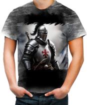 Camiseta Desgaste Cavaleiro Templário Cruzadas Paladino 6