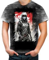 Camiseta Desgaste Ciborgue Ninja Robô Espreita 16 Camiseta Desgaste Ciborgue Ninja Robô Espreita 16