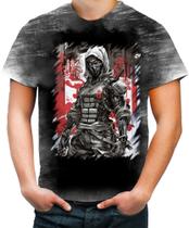 Camiseta Desgaste Ciborgue Ninja Robô Espreita 7 Camiseta Desgaste Ciborgue Ninja Robô Espreita 7