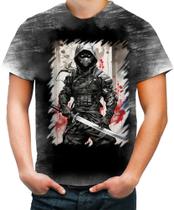 Camiseta Desgaste Ciborgue Ninja Robô Espreita 9