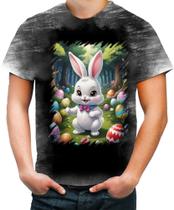 Camiseta Desgaste Coelhinho da Páscoa Traço Infantil 2 Camiseta Desgaste Coelhinho da Páscoa Traço Infantil 2