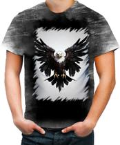 Camiseta Desgaste de Águia Asas Coragem Visão 5 Camiseta Desgaste de Águia Asas Coragem Visão 5