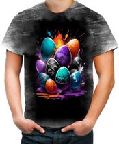 Camiseta Desgaste de Ovos de Páscoa Artísticos 5 Camiseta Desgaste de Ovos de Páscoa Artísticos 5
