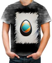 Camiseta Desgaste de Ovos de Páscoa Minimalistas 12