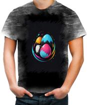 Camiseta Desgaste de Ovos de Páscoa Minimalistas 4