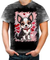 Camiseta Desgaste Dia dos Namorados Cachorrinho 26 - Kasubeck Store