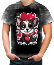 Camiseta Desgaste Dia dos Namorados Cachorrinho 5