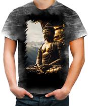 Camiseta Desgaste Estátua de Buda Iluminado Religião 6