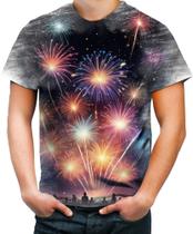 Camiseta Desgaste Fogos de Artifício Rojões Ano Novo 6
