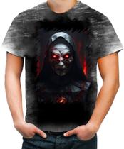 Camiseta Desgaste Freira do Mal Terror Possuída 4