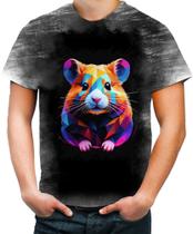 Camiseta Desgaste Hamster Neon Pet Estimação 22 - Kasubeck Store