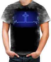 Camiseta Desgaste Jesus Batimento Cardíaco Coração 4k 1