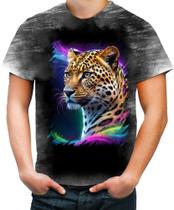 Camiseta Desgaste Leopardo Velocidade Felino Panthera 1 Camiseta Desgaste Leopardo Velocidade Felino Panthera 1