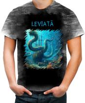Camiseta Desgaste Leviat Leviathan Monstro Marinho 4 Camiseta Desgaste Leviat Leviathan Monstro Marinho 4