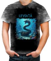 Camiseta Desgaste Leviatã Leviathan Monstro Marinho 2 Camiseta Desgaste Leviatã Leviathan Monstro Marinho 2