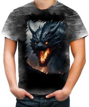 Camiseta Desgaste Leviathan Infernal Fogo 2