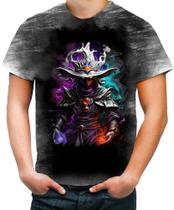 Camiseta Desgaste Mago das Trevas Poder Magia 7 Camiseta Desgaste Mago das Trevas Poder Magia 7