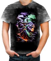 Camiseta Desgaste Mago das Trevas Poder Toon 4