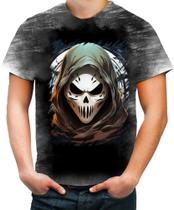 Camiseta Desgaste Máscara de Fantasma Ghost 6