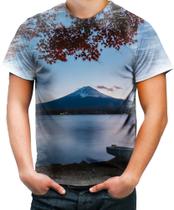 Camiseta Desgaste Monte Fuji Japão Vulcão Japan Vulcan 1