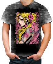 Camiseta Desgaste Mulher Tatuada Tatoo Style 3