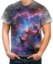 Camiseta Desgaste Nebulosa Supernova Estrelas Espaço 1