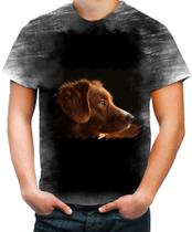 Camiseta Desgaste Olhar Canino Cão Cachorro Doguíneo 3 - Kasubeck Store