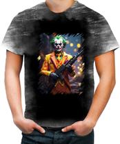 Camiseta Desgaste Palhaço Quebrada Morro Clown Slum 4