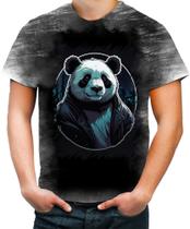 Camiseta Desgaste Panda Com Roupa Estilosa 6