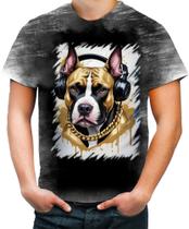 Camiseta Desgaste Pitbull com Headphones 5