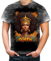 Camiseta Desgaste Rainha Africana Queen Afric 12