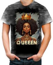Camiseta Desgaste Rainha Africana Queen Afric 7