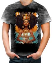 Camiseta Desgaste Rainha Africana Queen Afric 8