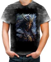 Camiseta Desgaste Samurai Espectral Trevas Japão Era Edo 5