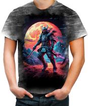 Camiseta Desgaste Samurai Ronin Sunset Sem Mestre 3