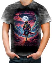 Camiseta Desgaste Samurai Ronin Sunset Sem Mestre 7