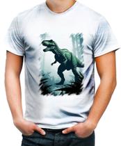 Camiseta Desgaste T-Rex Tiranossauro Dinossauro Jurassico 1
