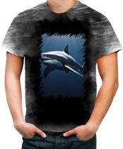 Camiseta Desgaste Tubarão Shark Rei dos Mares 1